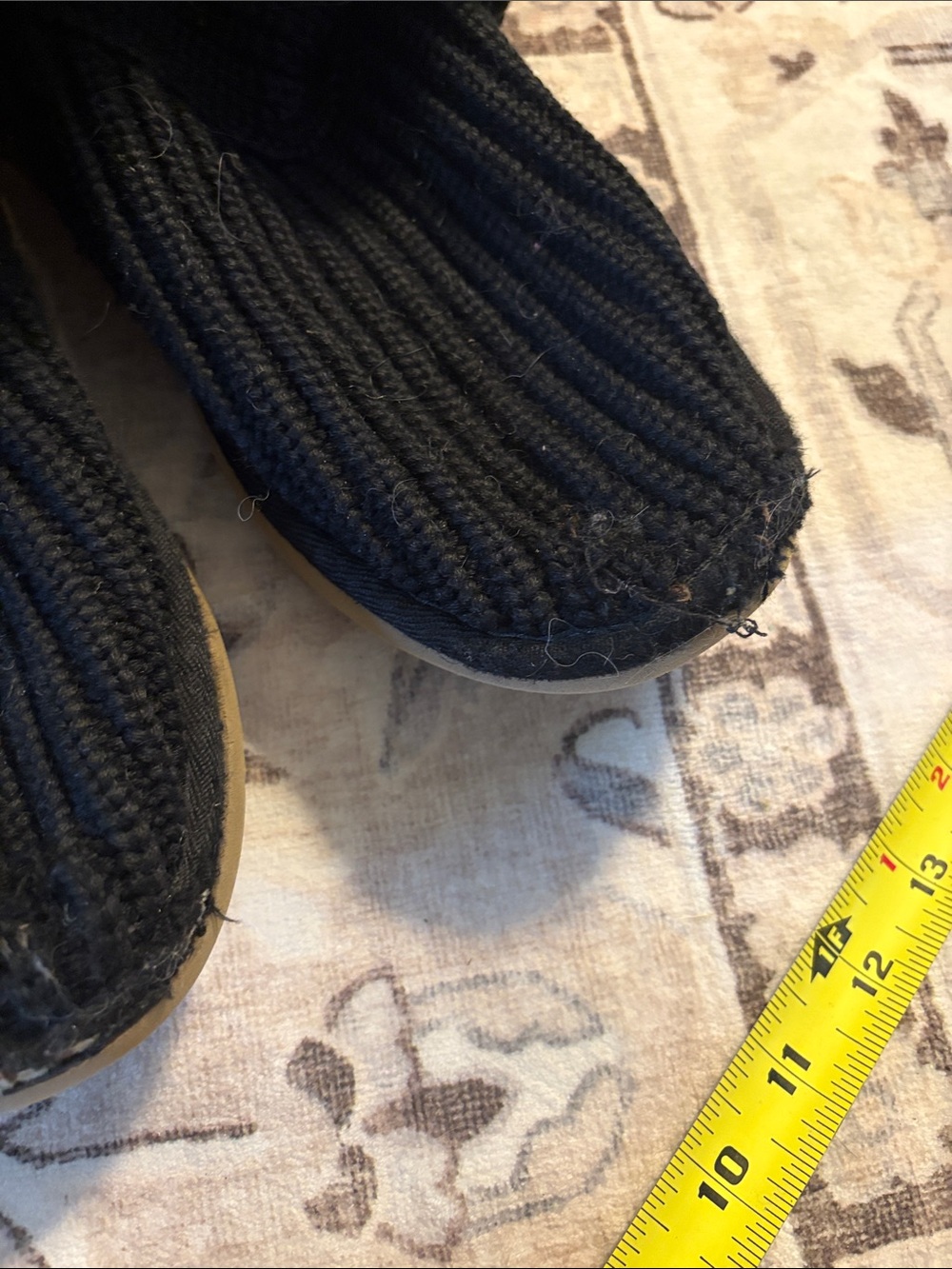 Ugg Black Knit Mid Calf Womens Boot - Picture 6 of 10